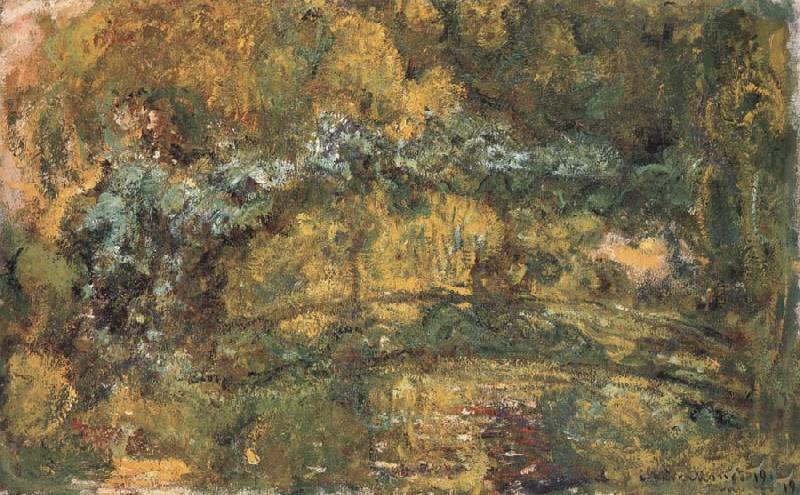 Claude Monet The Foothridge over the Water-Lily Pond China oil painting art